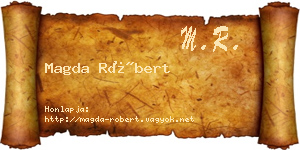 Magda Róbert névjegykártya